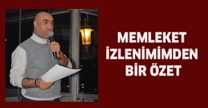 Memleket izlenimimden bir özet