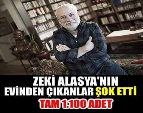 1 DEĞİL 2 DEĞİL TAM 1100 TANE! RAHMETLİ ZEKİ ALASYA’NIN EVİN DE BUNLARIN NE İŞİ VAR?