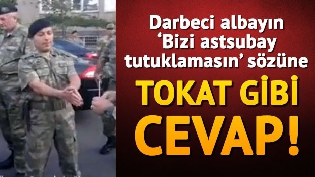 Darbeci albaya tokat gibi cevap!!