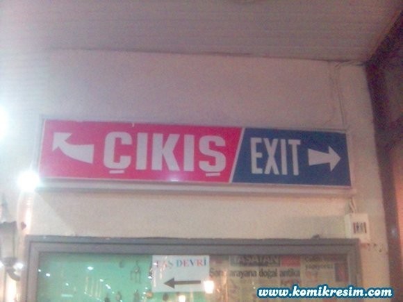 Zihin yakan uyarı levhaları!