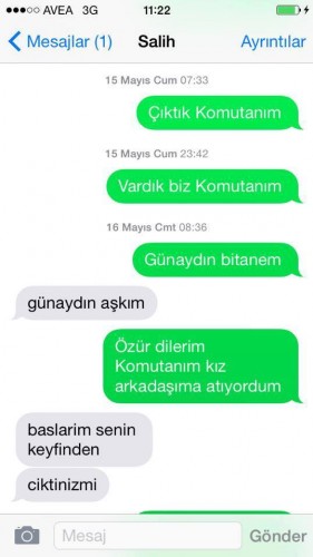 Mesaj atarken iki kez düşünün!