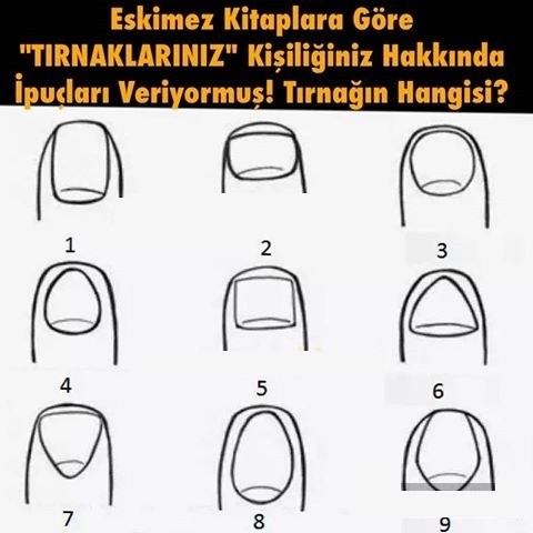 Tırnaklarınız sizi ele veriyor..