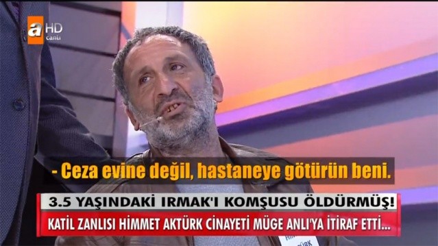 MİNİK IRMAK’IN KATİLİ İLK KEZ HAKİM KARŞISINA ÇIKTI!