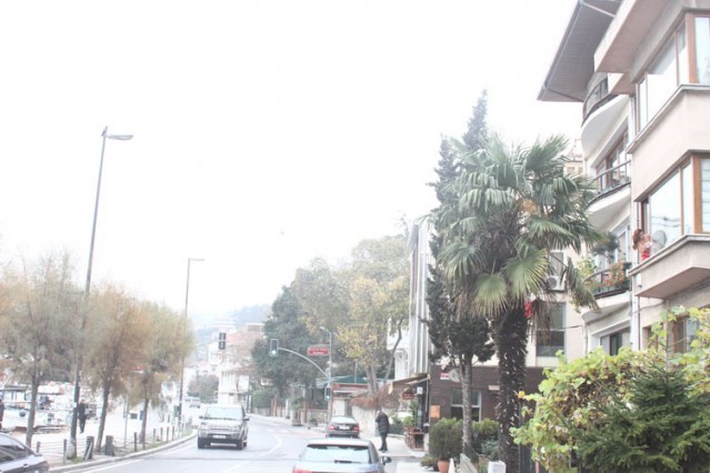 Ünlü Şarkıcı Bebek'te ki evinde cam silmeye kalktı..