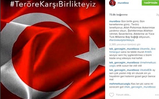 BAKIN ŞEHİT'LERİMİZ İÇİN NE DEDİ..! MURAT BOZ'DAN OLAY AÇIKLAMA !