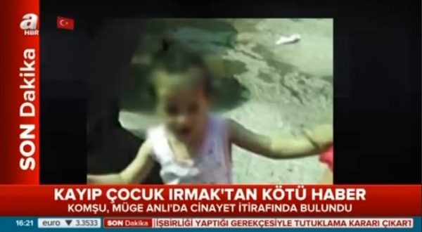 MİNİK IRMAK’IN KATİLİ İLK KEZ HAKİM KARŞISINA ÇIKTI!