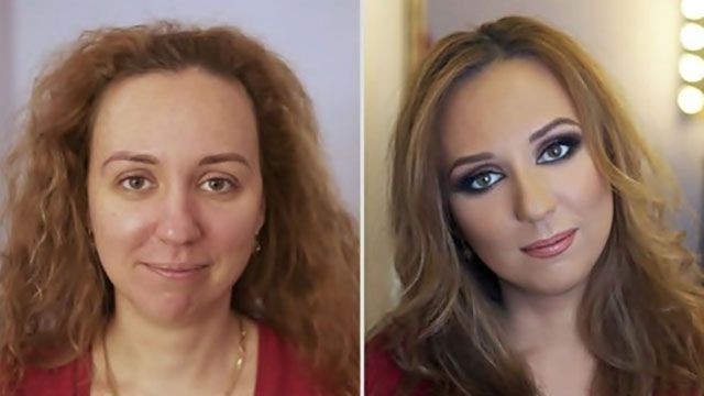 Makyaj yaparak öyle bir değiştiler ki..!