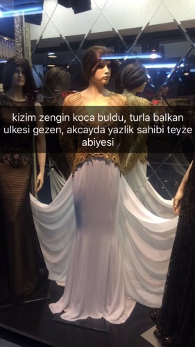 ABİYE ELBİSEYE GÖRE YAPILMIŞ BİRBİRİNDEN KOMİK 15 TESPİT GİBİ TESPİT