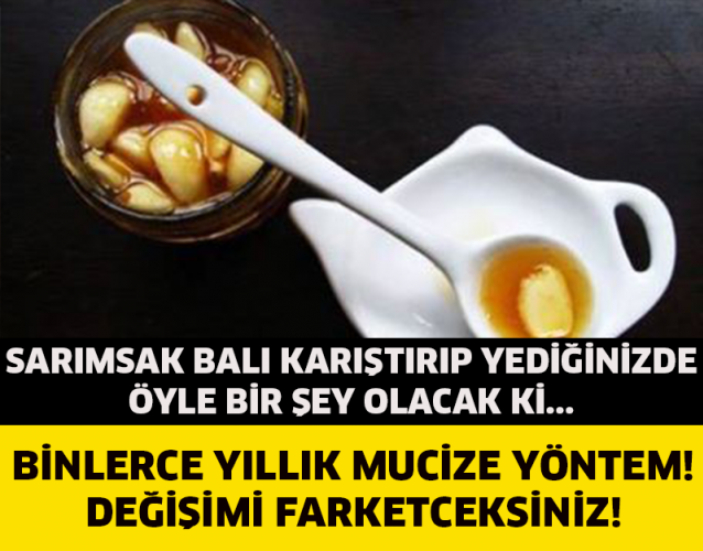 Sarımsak bal mucizesi... Faydası sizi çok şaşırtacak!