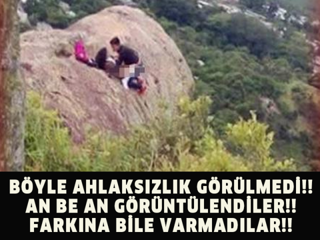 BÖYLE AHLAKSIZLIK GÖRÜLMEDİ!! AN BE AN GÖRÜNTÜLENDİLER!! FARKINA BİLE VARMADILAR!!