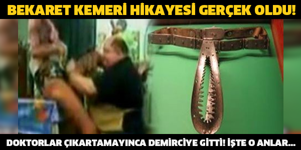 BEKARET KEMERİ HİKAYESİ GERÇEK OLDU! DOKTORLAR ÇIKARTAMAYINCA DEMİRCİYE GİTTİ! İŞTE O ANLAR...