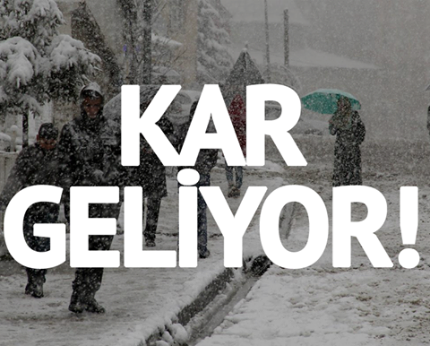 KARA KIŞ VE KAR GELİYOR!