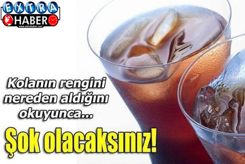 Şok Şok Şok!! Kolanın Rengini Bu Veriyor!!   Kola İçerken Bir Kez Daha Düşünün!!
