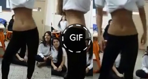 LİSELİ KIZDAN UTANÇ VERİCİ GÖRÜNTÜLER!! İŞTE AN VE AN O GÖRÜNTÜLER!! SINIFTA VÜCUT GÖSTERİSİ YAPTI!!