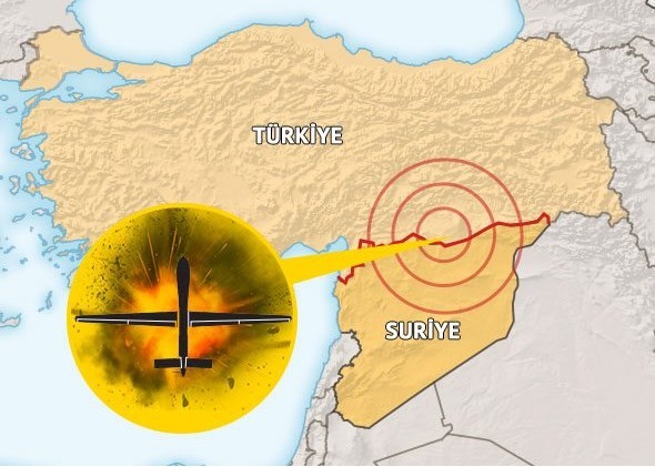 TSK: Hava aracı düşürüldü