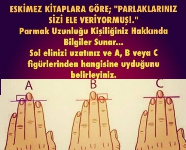 Parmaklarınız Sizi Ele Veriyormuş!