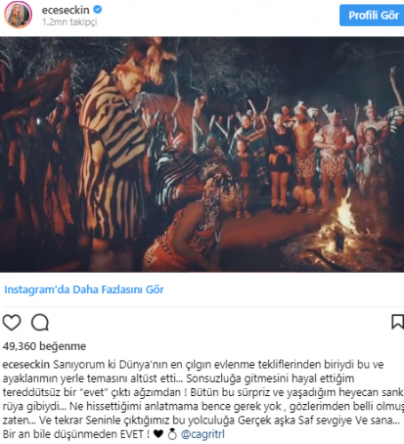 Mutluluktan Ağladı! Ece Seçkin Dünyanın En Çılgın Evlenme Tekliflerinden Birini Aldı, Çıtayı Uzaya Çıkardı!