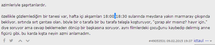 Metro ve Metrobüs çıkışlarında çorap satan ablaların kim olduğunu biliyor musunuz?