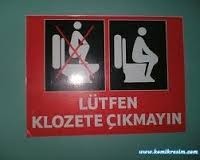 Zihin yakan uyarı levhaları!