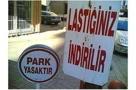 Zihin yakan uyarı levhaları!