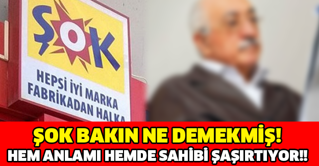 ŞOK BAKIN NE DEMEKMİŞ!! HEM ANLAMI HEMDE SAHİBİ ŞAŞIRTIYOR!
