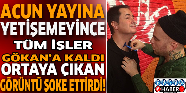 Acun yayına yetişemeyince tüm işler Gökhan'a kaldı ortaya çıkan görüntüler şoke ettirdi!