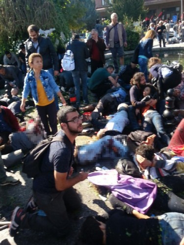 Ankara'da miting öncesi patlama : En az 20 ölü, 100'den fazla yaralı !