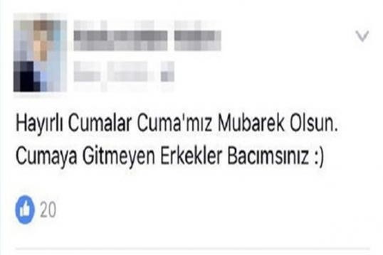 İmamdan tepki toplayan skandal paylaşım!!