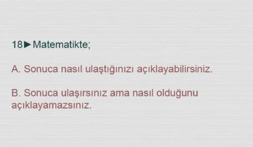 Beyninizin Hangi Yönünü Kullanıyorsunuz ?