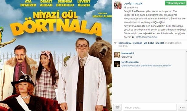 ''Ceylan'a aşıktım.'' diyen Ata Demirer'e cevap geldi!