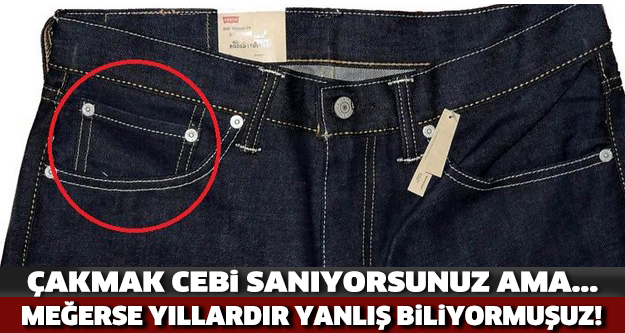 HERKES ÇAKMAK CEBİ ZANNEDİYOR AMA YANILIYOR... KOT PANTOLONLARDAKİ O KÜÇÜK CEBİN NEDEN TASARLANDIĞINI DUYUNCA ÇOK ŞAŞIRACAKSINIZ...