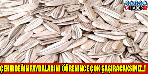 Çekirdeğin faydalarını biliyor muydunuz?