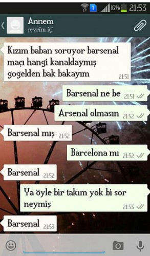 En komik 'Whatsapp' konuşmaları