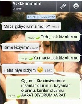 En komik 'Whatsapp' konuşmaları