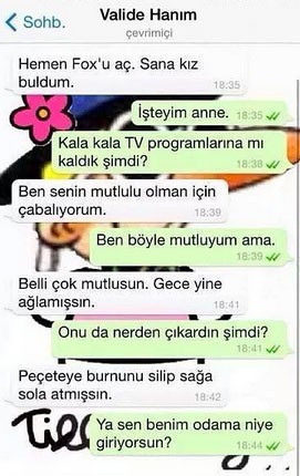 En komik 'Whatsapp' konuşmaları
