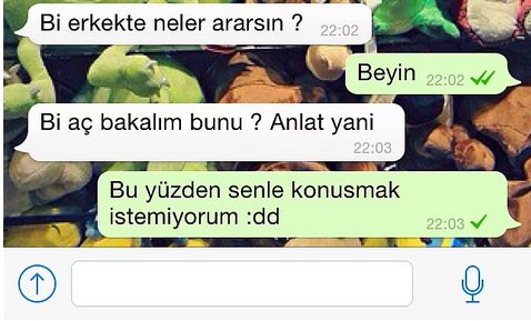 En komik 'Whatsapp' konuşmaları