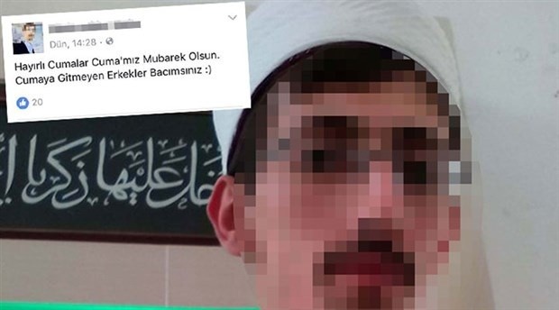 İmamdan tepki toplayan skandal paylaşım!!