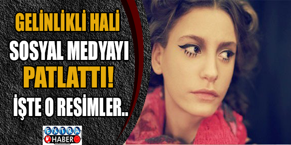 Gelinlikli hali sosyal medyayı patlattı!