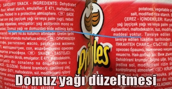 SKANDAL! Türkiye'de Her Yıl Satış Rekorları Kıran Milyonlarca Satılan Ünlü Cips Domuz Yağı İle Yapılıyormuş!