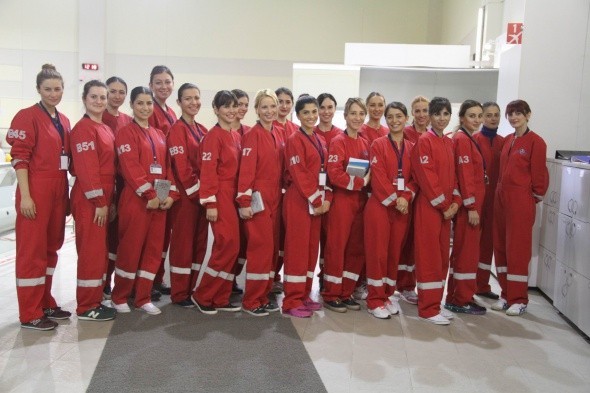 Hostesler böyle eğitiliyorlar