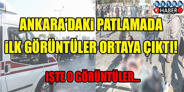 PATLAMA ANINDAN İLK GÖRÜNTÜLER !