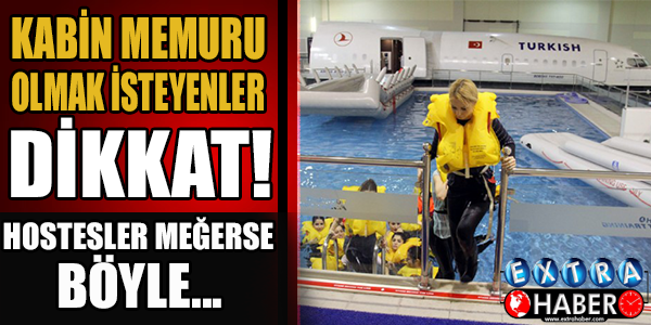 Hostesler böyle eğitiliyorlar