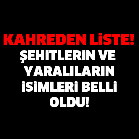 Beşiktaş Saldırılarında Şehit Düşen ve Yaralananların İsimleri Belli Oldu..!