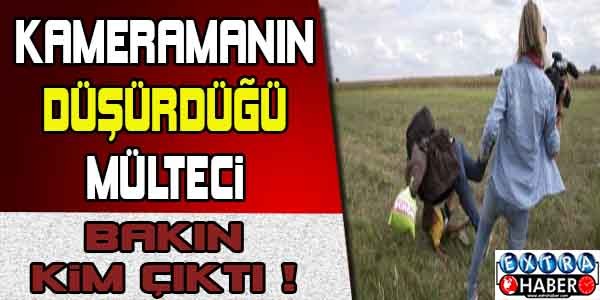 KAMERAMANIN DÜŞÜRDÜĞÜ MÜLTECİ BAKIN KİM ÇIKTI?