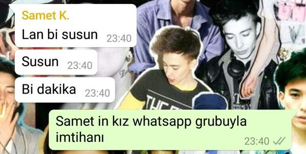 Kızların Whatsapp konuşmaları ..!