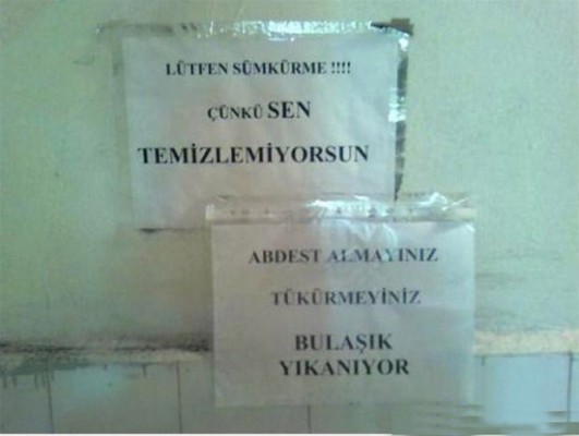 Tuvalete yazılan en komedi yazılar!