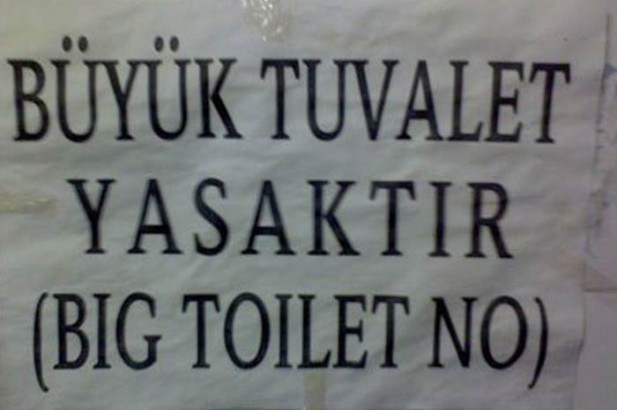 Zihin yakan uyarı levhaları!