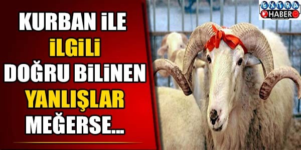 KURBAN İLE İLGİLİ DOĞRU BİLİNEN YANLIŞLAR! MEĞERSE...