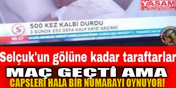 Maç geçti ama Capsleri hala bir numarayı oynuyor!