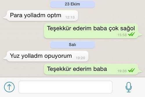 Babası öyle bir cevap yazdı ki... Gülmekten öleceksiniz!